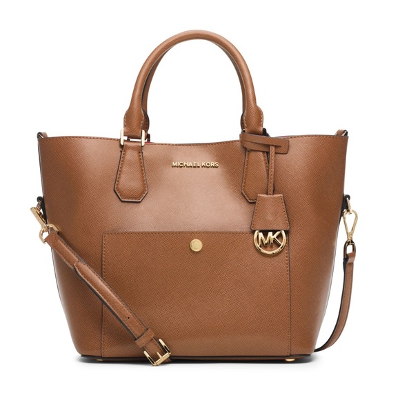 Michael Kors Greenwich Saffiano Leather Grab Bag - Picture 3 of 8